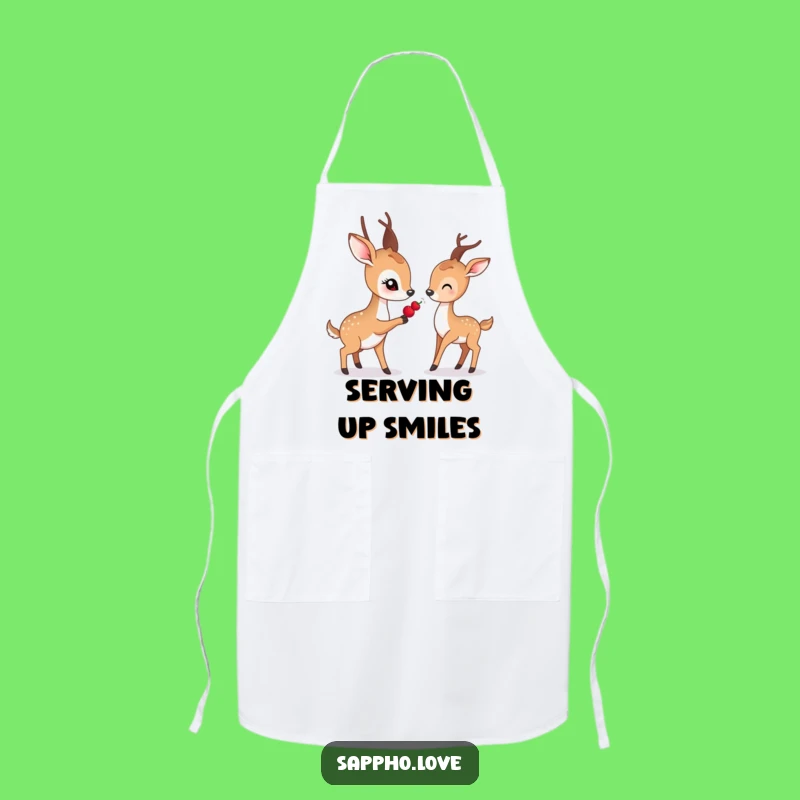 Funny Gentle Deer Apron: Cook with Kindness, A Heartwarming Funny Gift