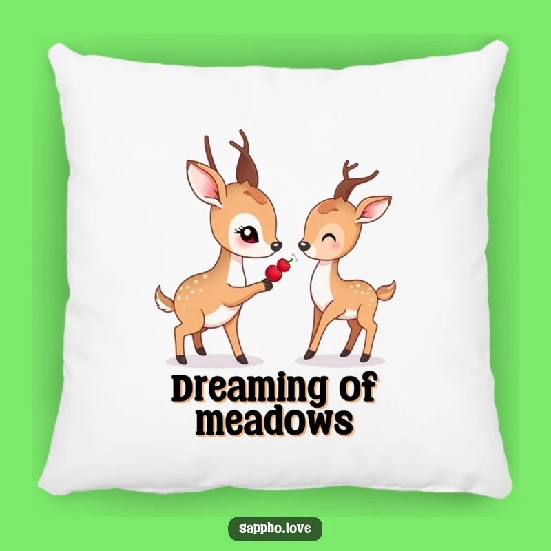 Funny Gentle Deer Pillow: Cozy Comfort of Kindness, An Adorable Funny Gift