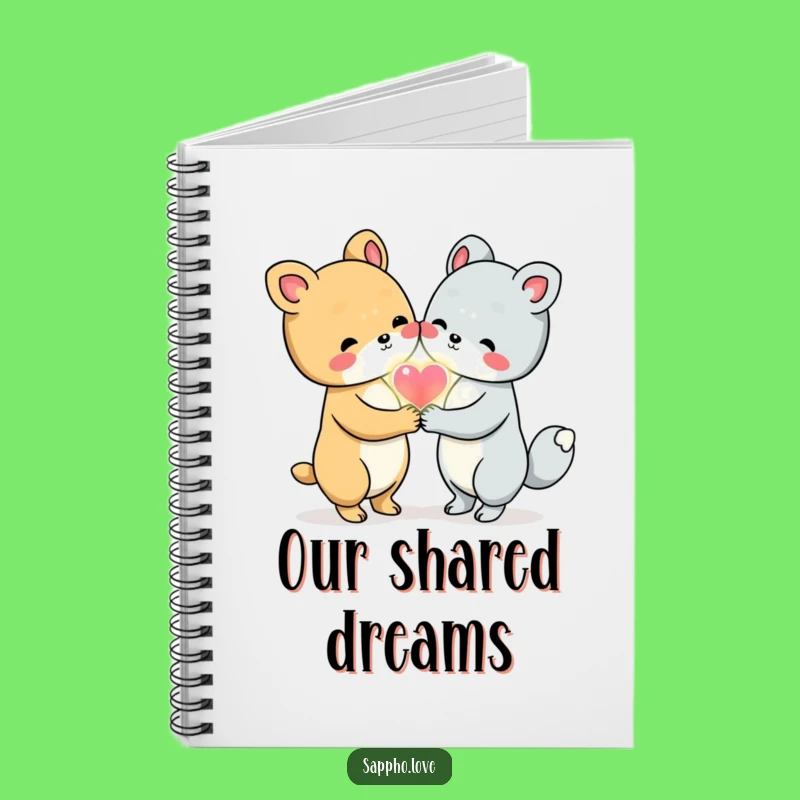 Funny Animal Friends Notebook - Journal Cute Love Heart Friendship Notes Gift